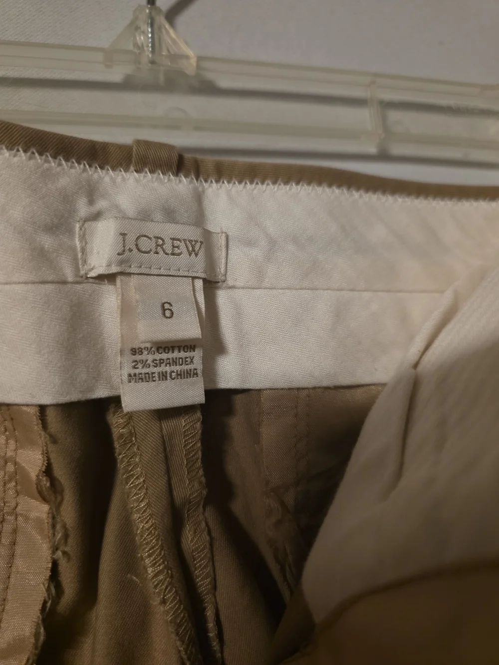 J. Crew Women’s Beige Khaki Pants - Size 6